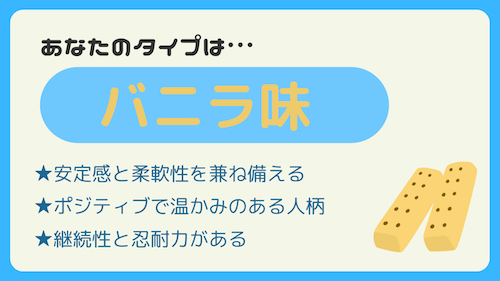 バニラ味